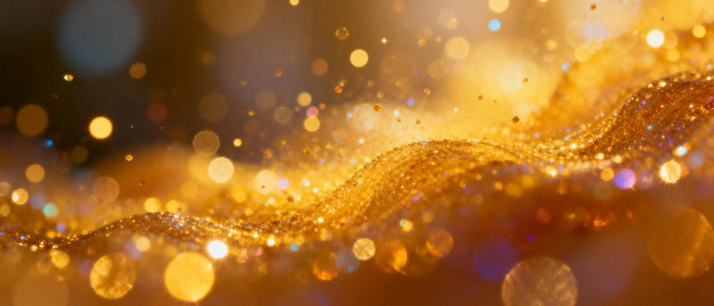 金色波光闪烁图片