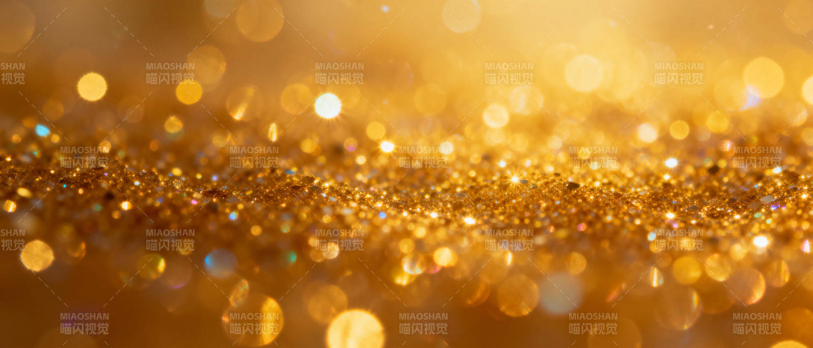 金色闪耀的梦幻背景图片