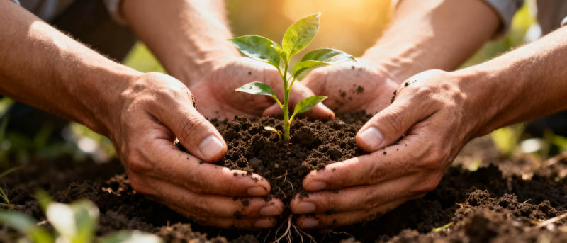 双手护苗 共育希望图片