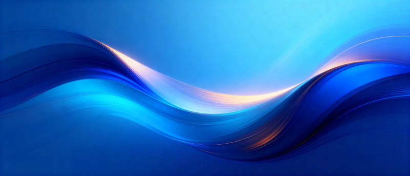 蓝波流动图片
