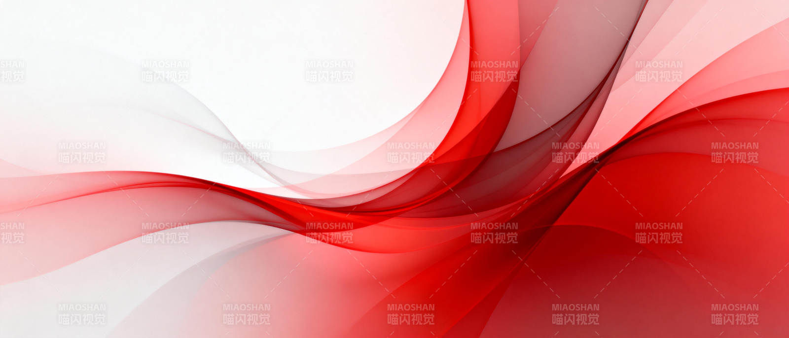 红白流线艺术图片