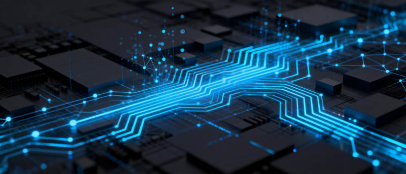 科技电路光效图图片