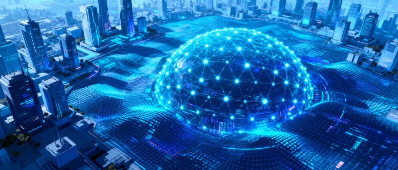 未来城市科技穹顶图片