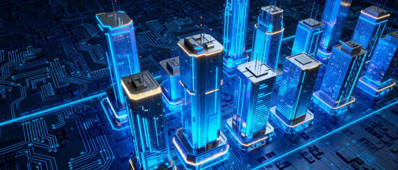 未来城市科技图景图片