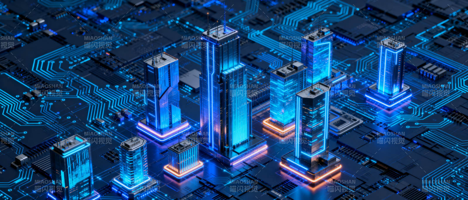 科技城市未来图景图片