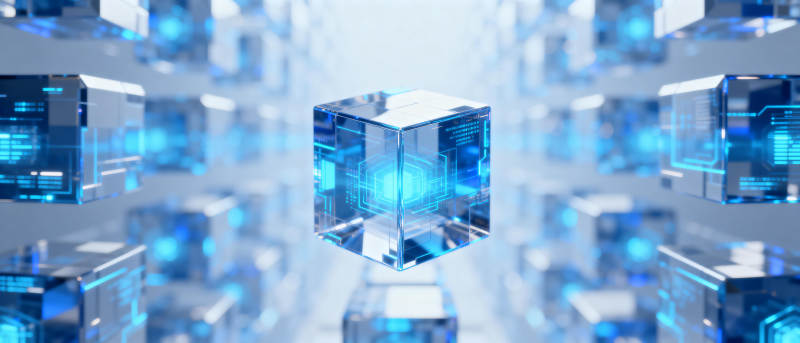 科技立方体阵列图片