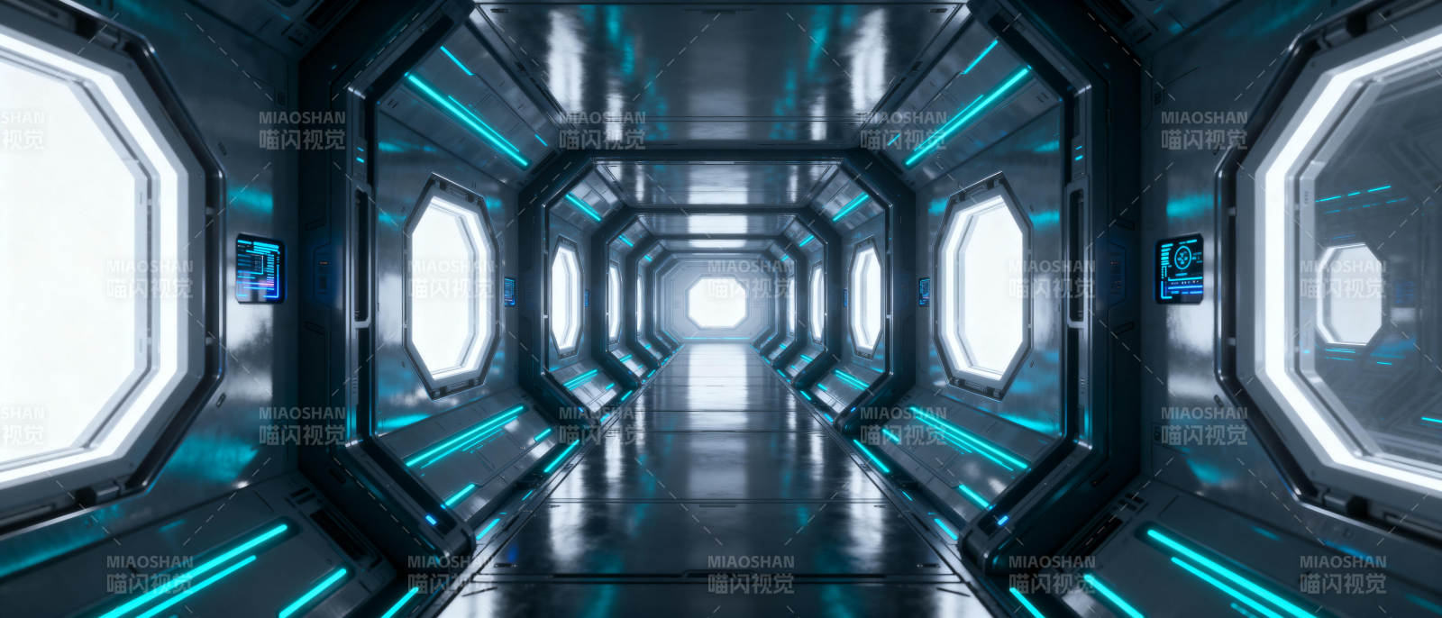 未来科技走廊图片