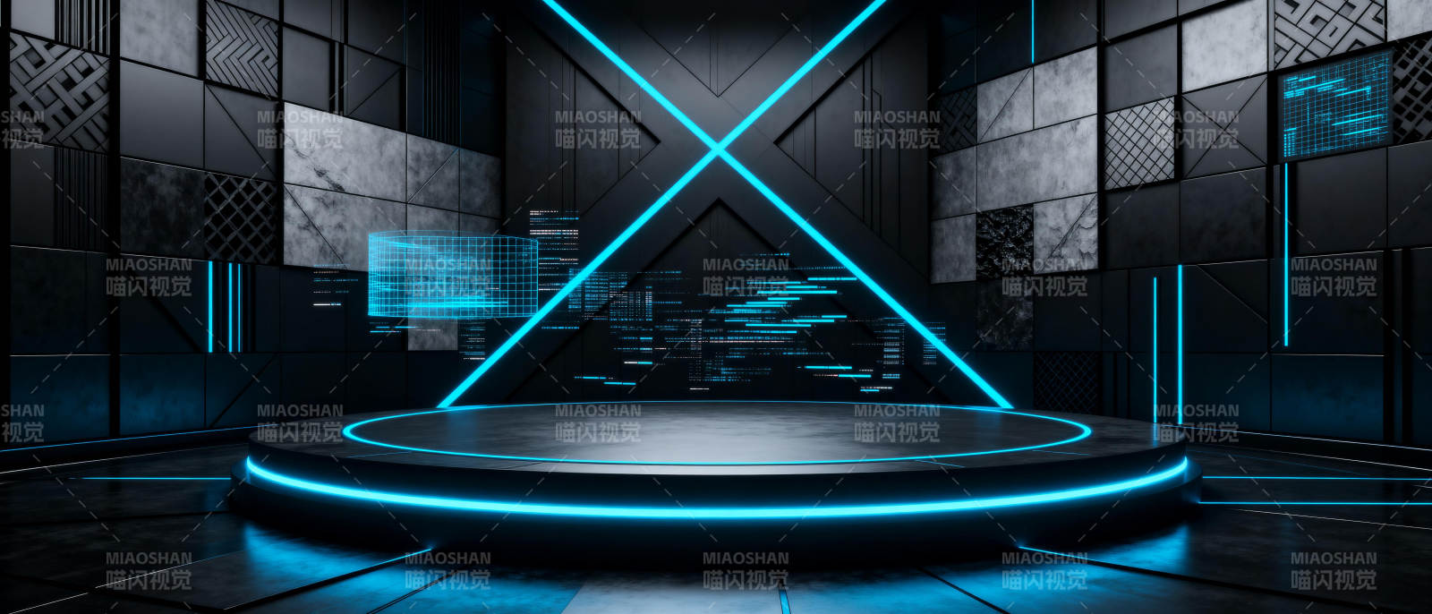 未来科技舞台图片