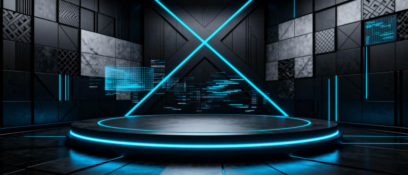 未来科技舞台图片