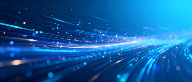 蓝色光流轨迹图片