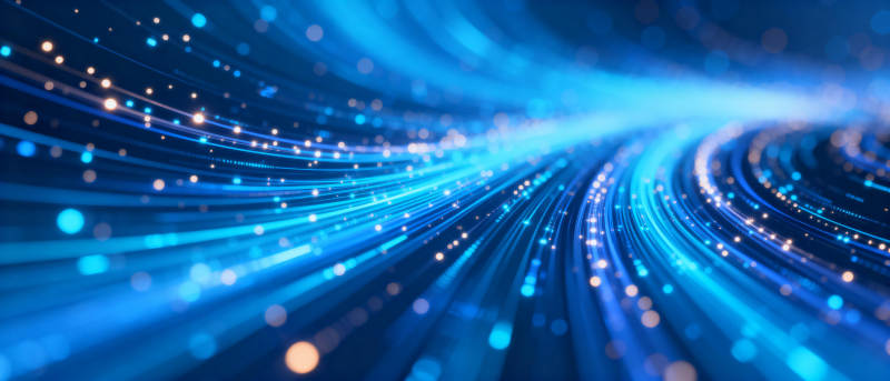 蓝色光流梦幻背景图片