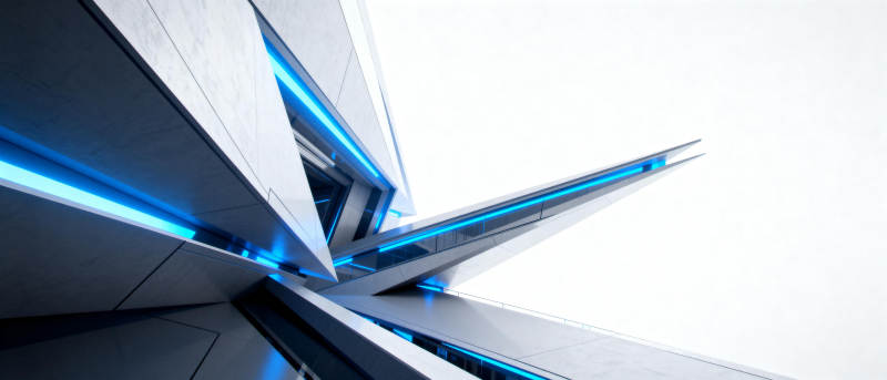 未来建筑光影图片