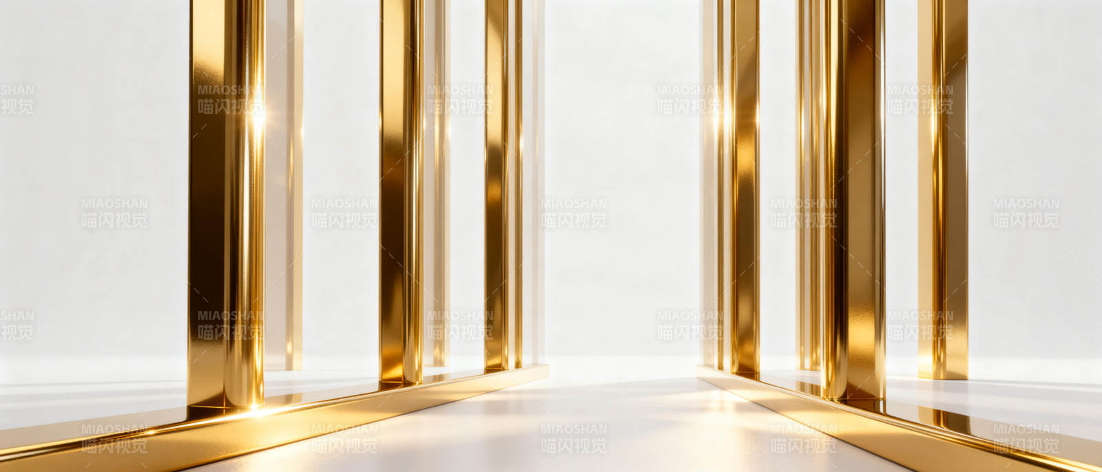 金色光影走廊图片