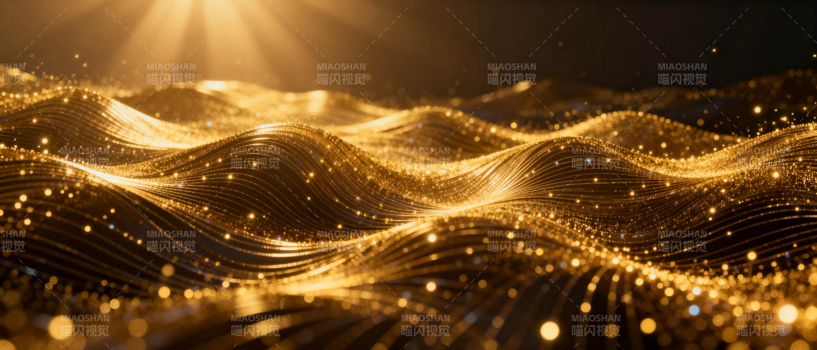 金色波光粼粼图片