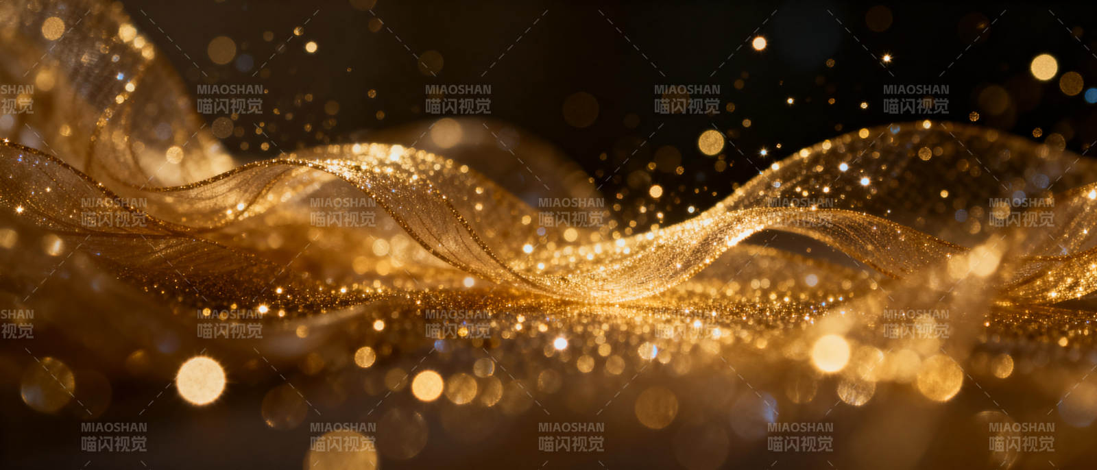 金色流光璀璨图片