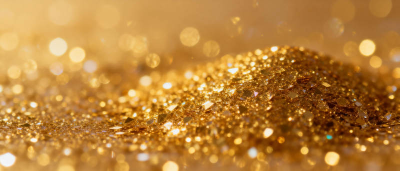 金色闪耀的瞬间图片