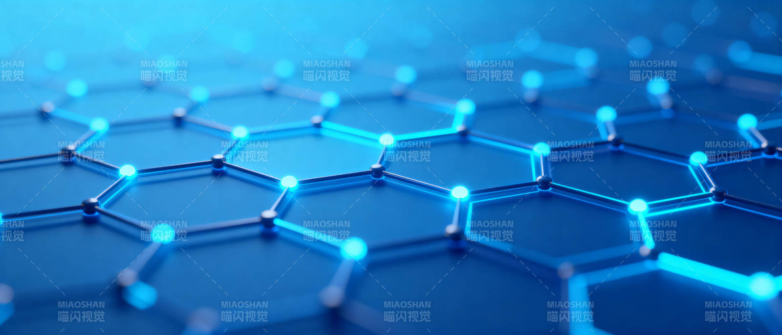 科技蓝网结构图片