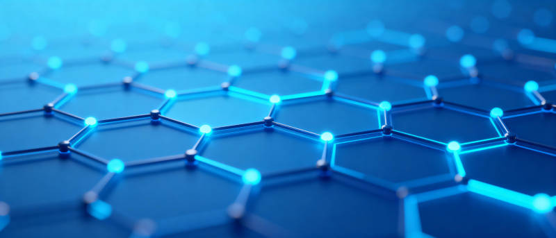 科技蓝网结构图片