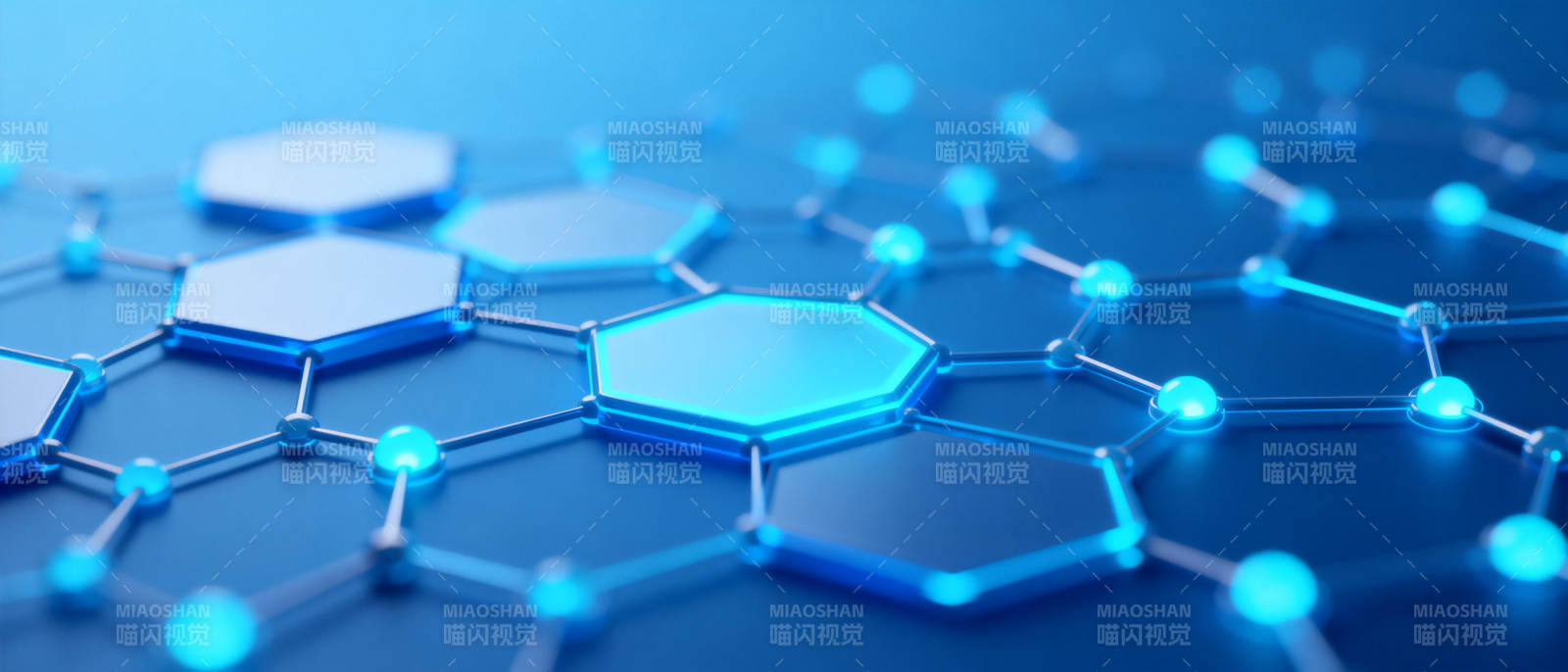 科技蓝网结构图片