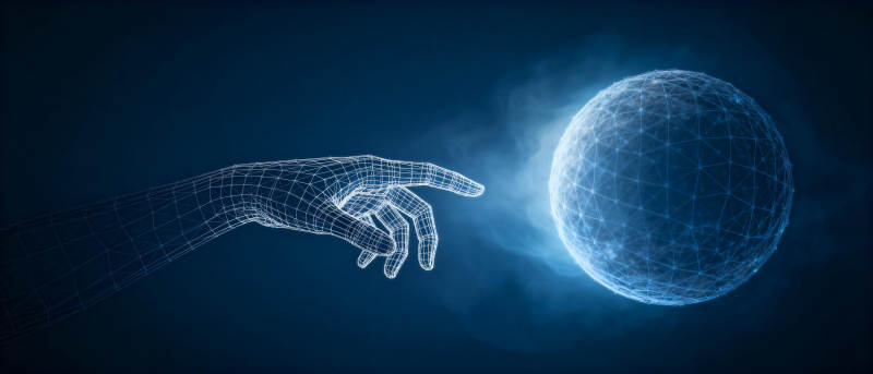 触碰未来之球图片