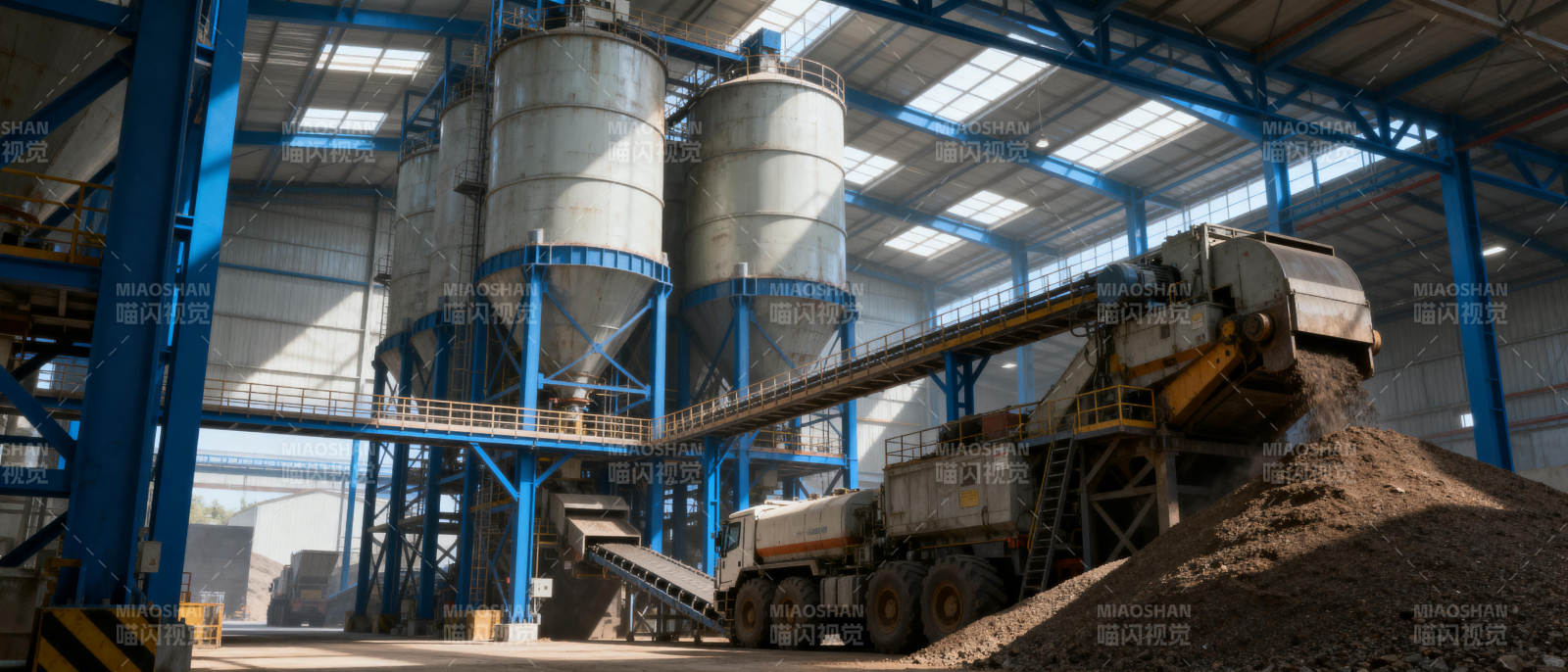 工业厂房内作业场景图片