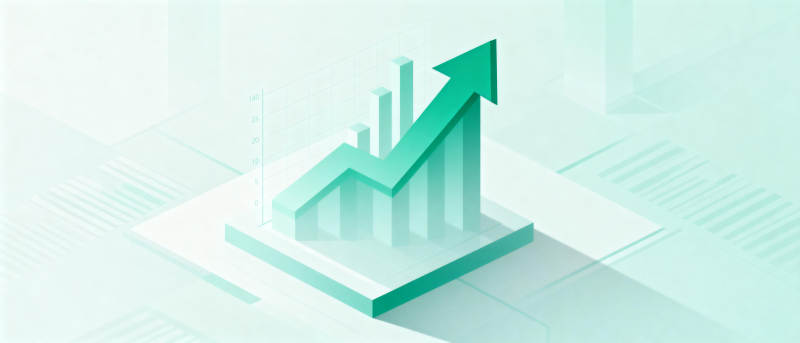 增长趋势图图片