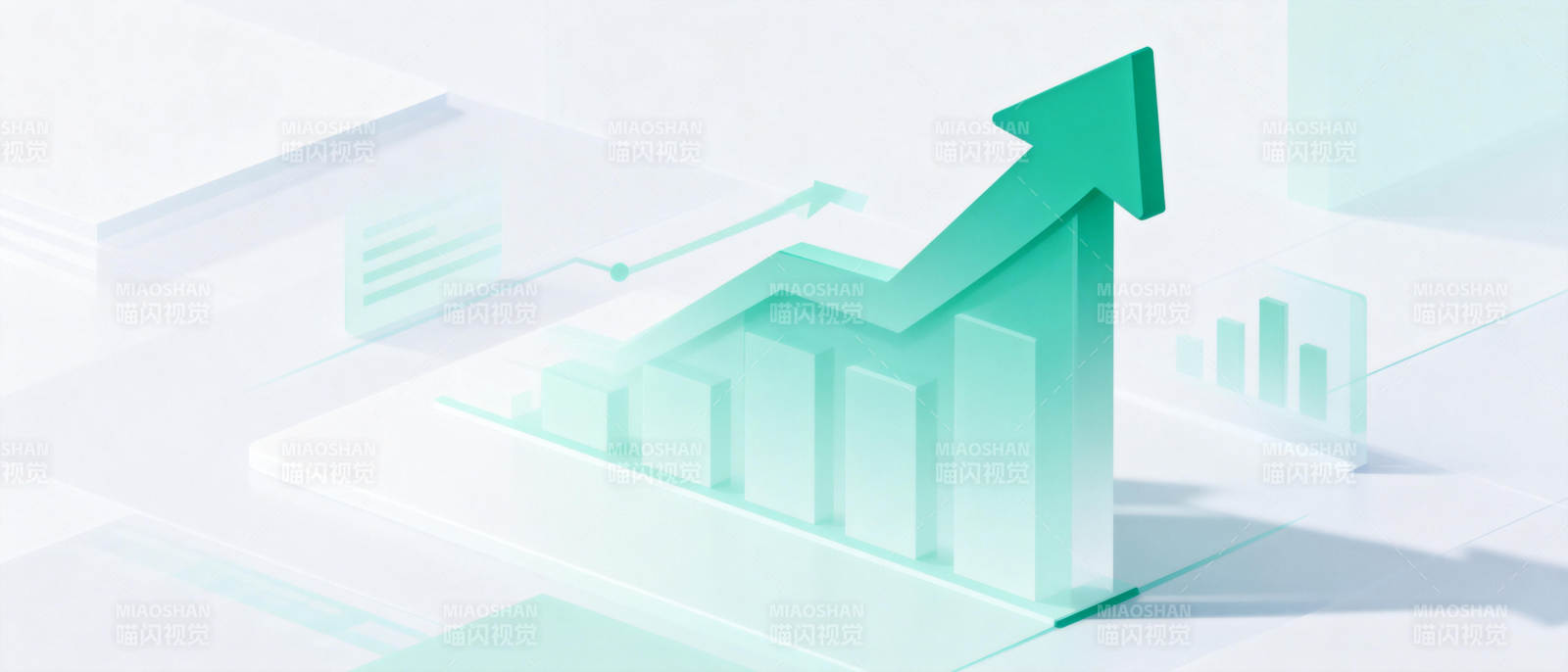 增长趋势图图片