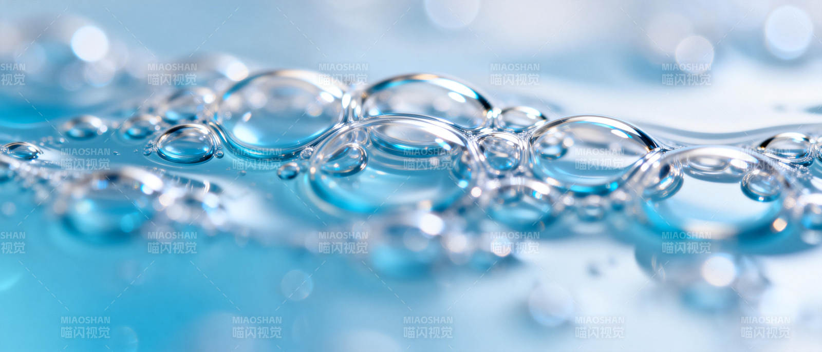 水泡晶莹剔透图片