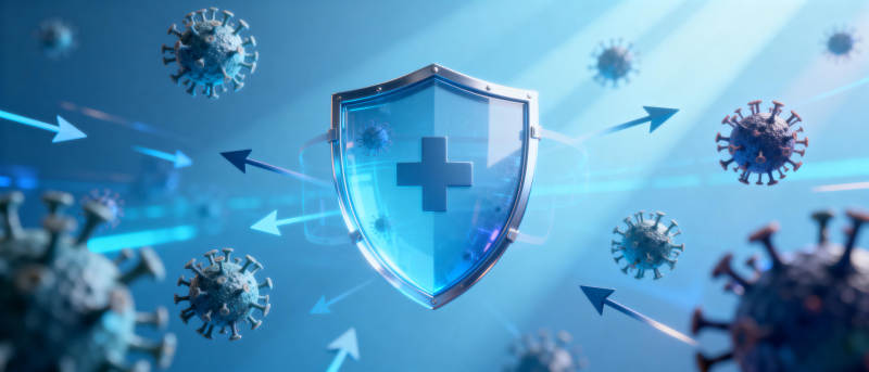 免疫防护盾图片