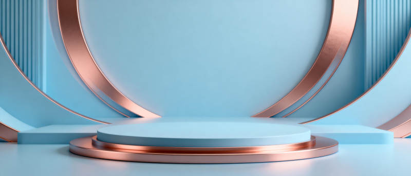 蓝铜环形舞台图片