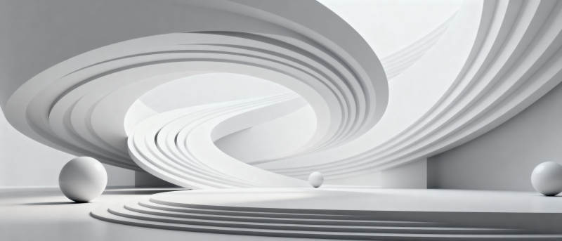 极简未来空间图片