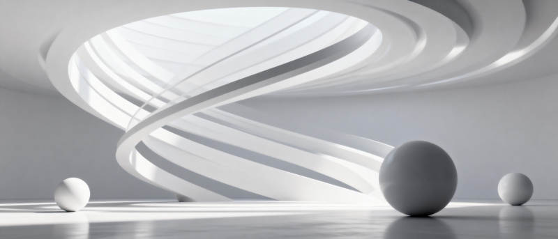 螺旋光影空间图片