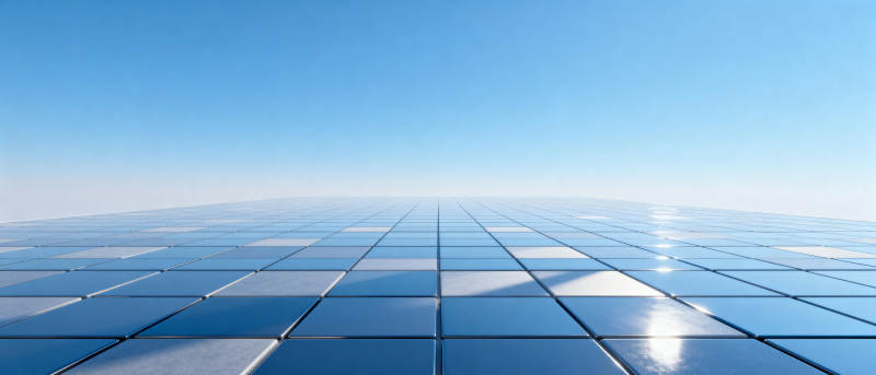 太阳能板阵列图片