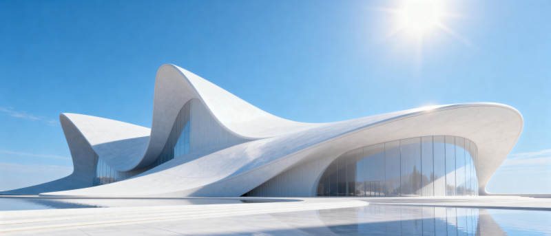 未来建筑之光图片