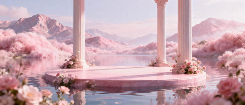 粉色仙境之恋图片