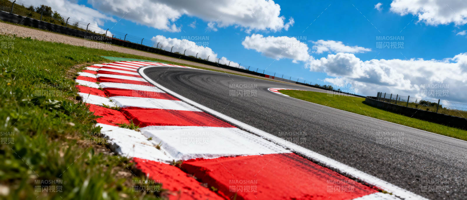 赛道弯道风光图片