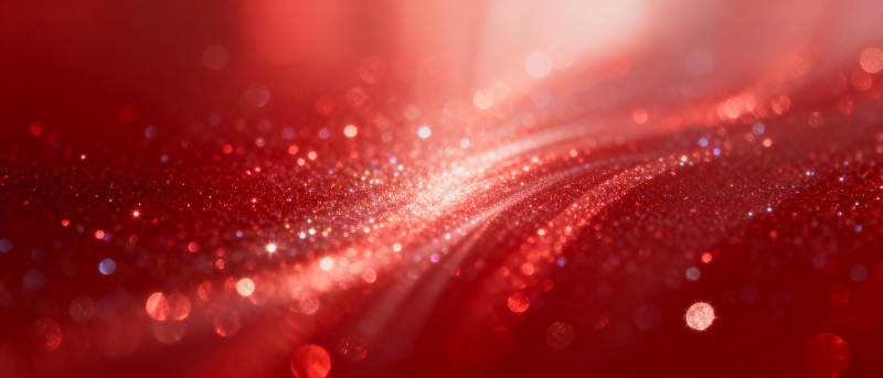 璀璨红光流溢图片