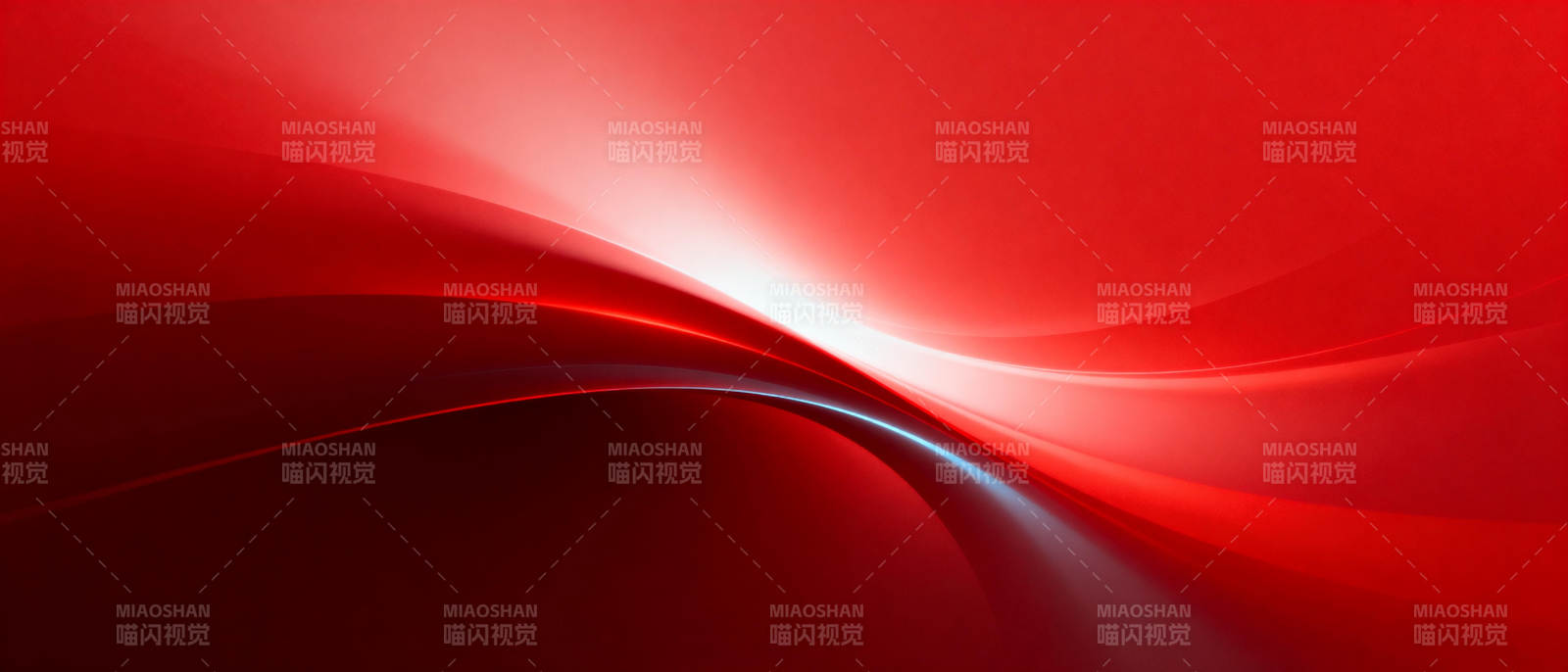 红色波浪光影图片