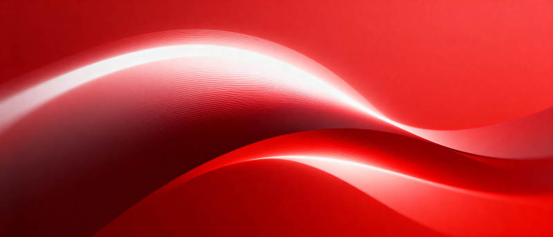 红色波浪光影图片