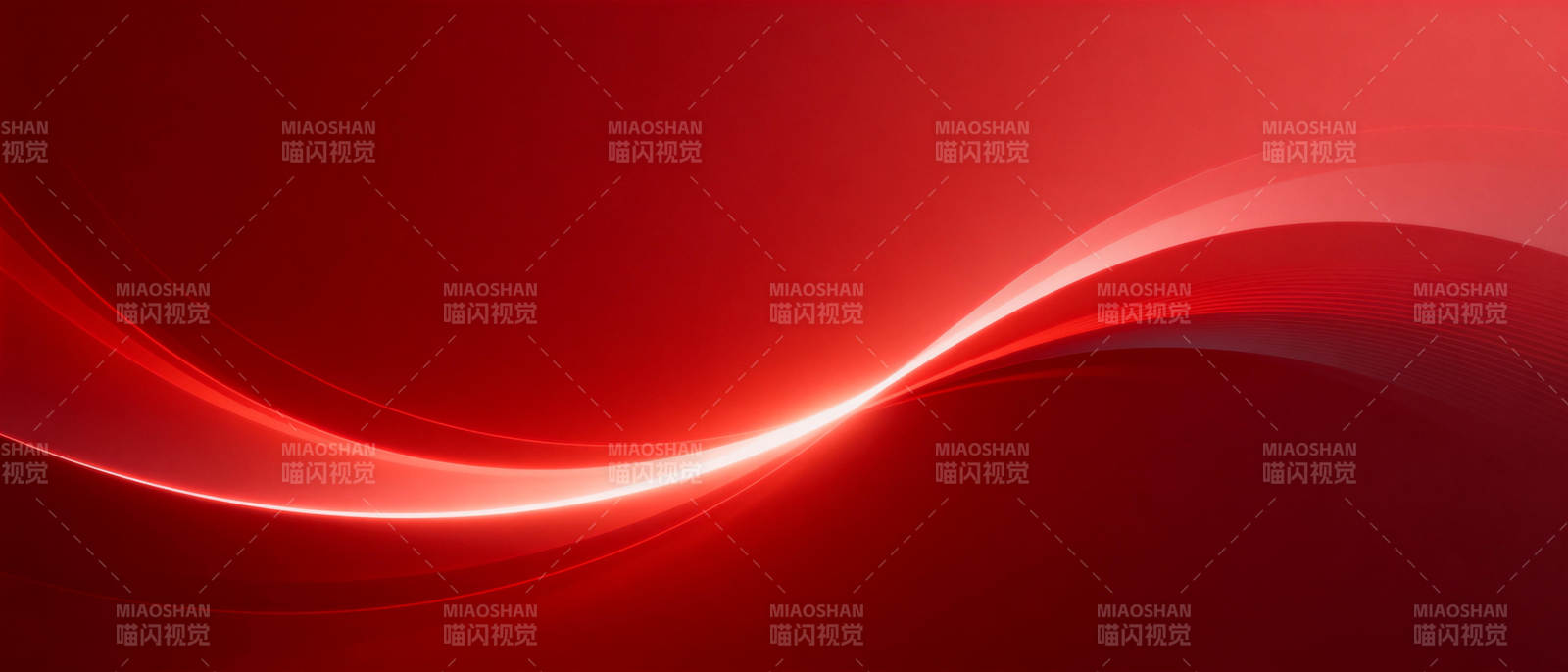 红色波浪光影图片