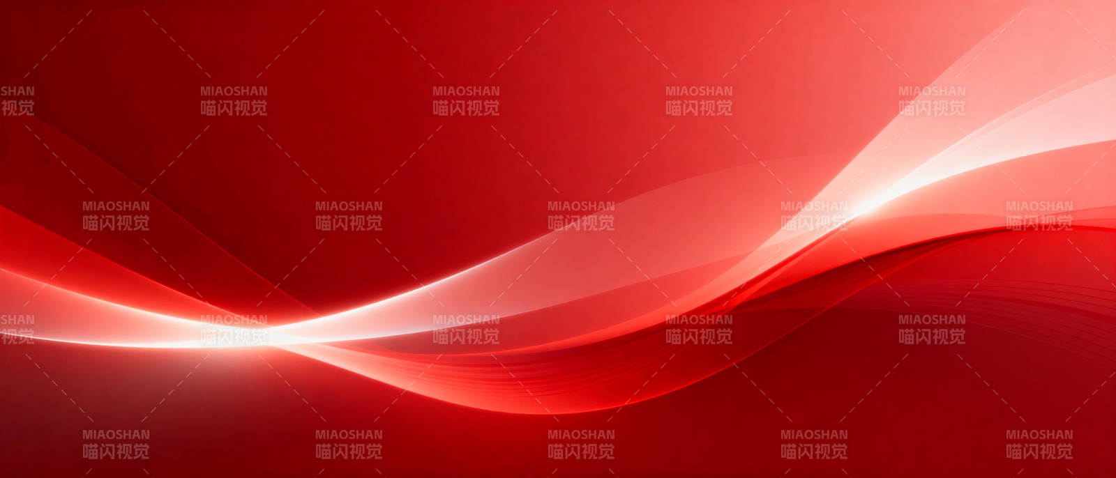 红色波浪光影图片