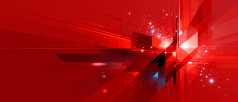 红色光影交错图片