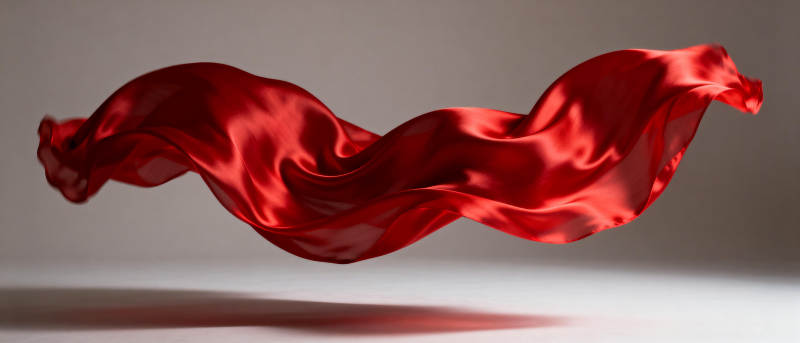 红绸飞舞图片