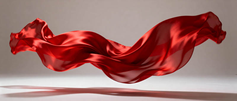 红绸飞舞图片