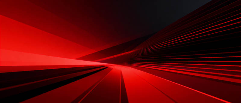 红色光影隧道图片