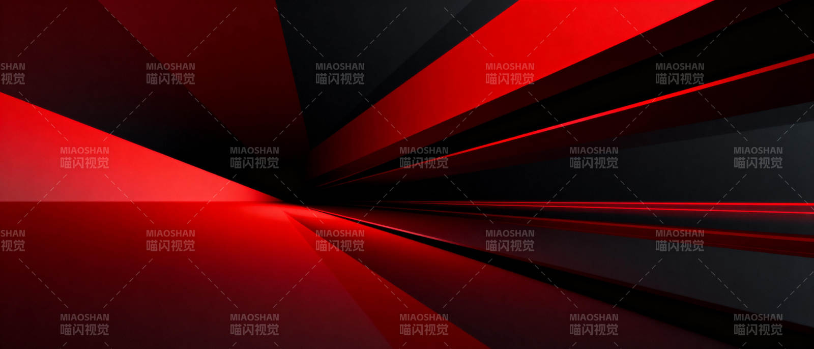 红黑几何光影图片