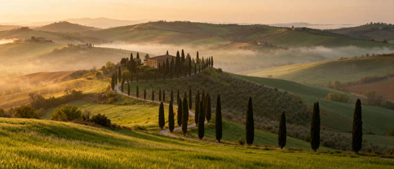托斯卡纳晨曦图片