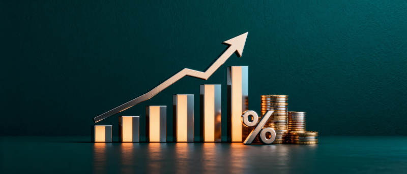 增长趋势图图片