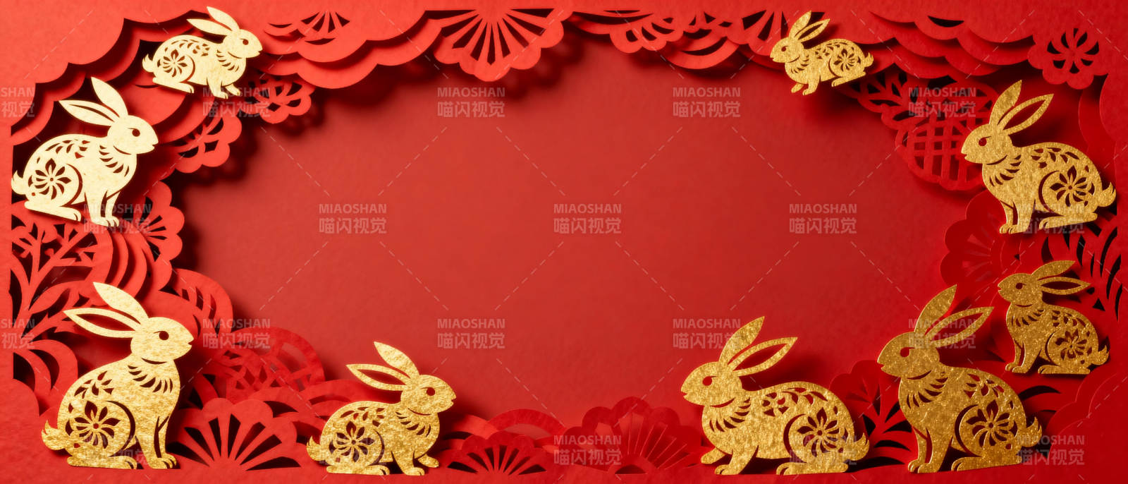 兔年剪纸艺术图片