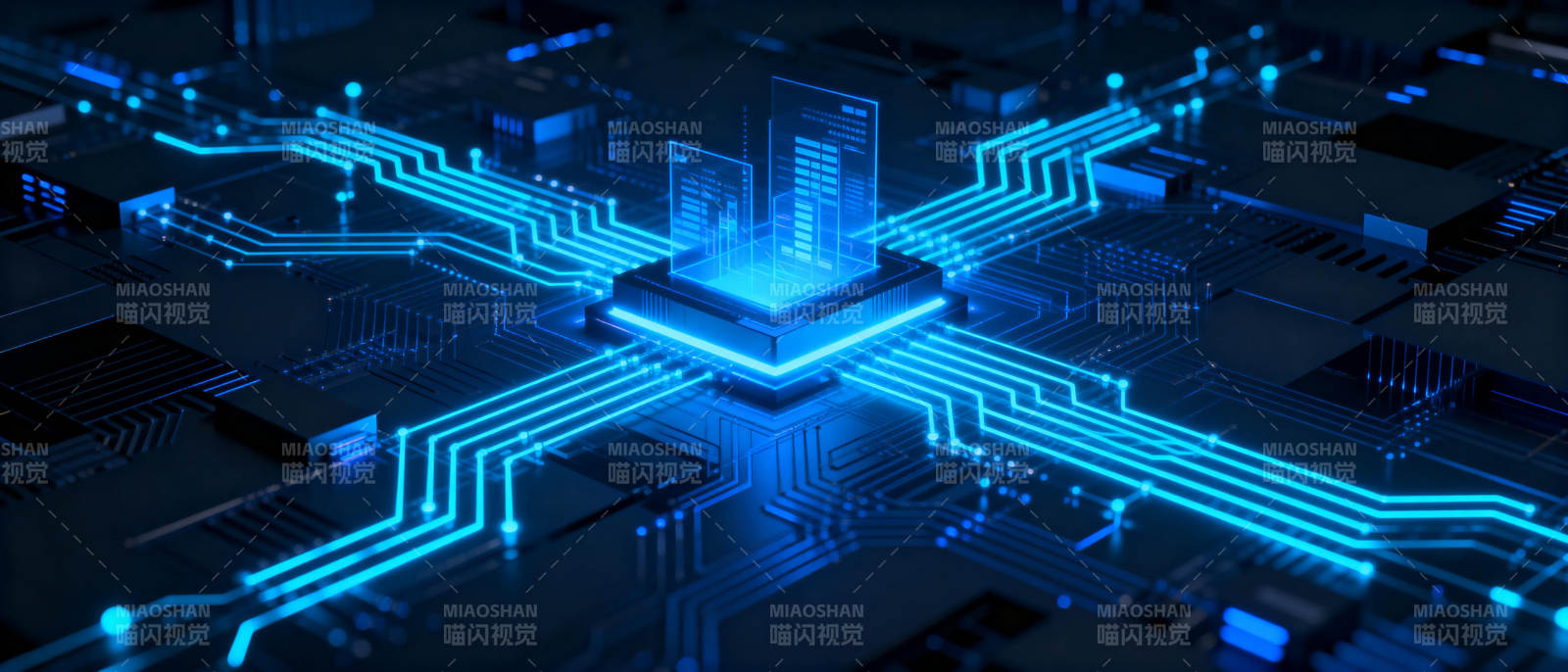 科技电路未来感图片